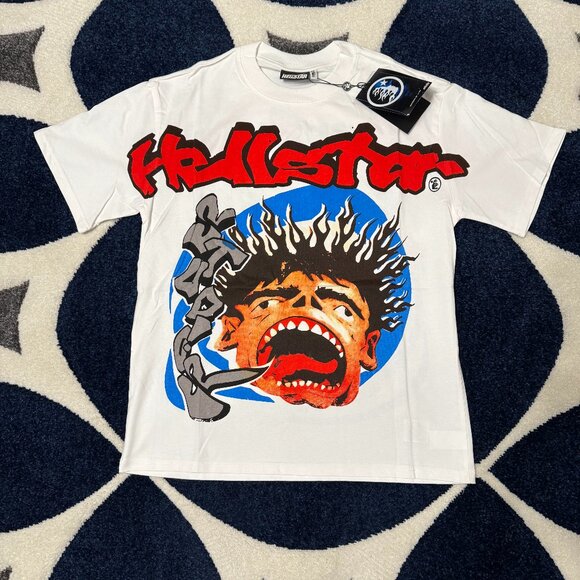 Hellstar Studios Screaming Kid T-shirt White Mens Size Medium